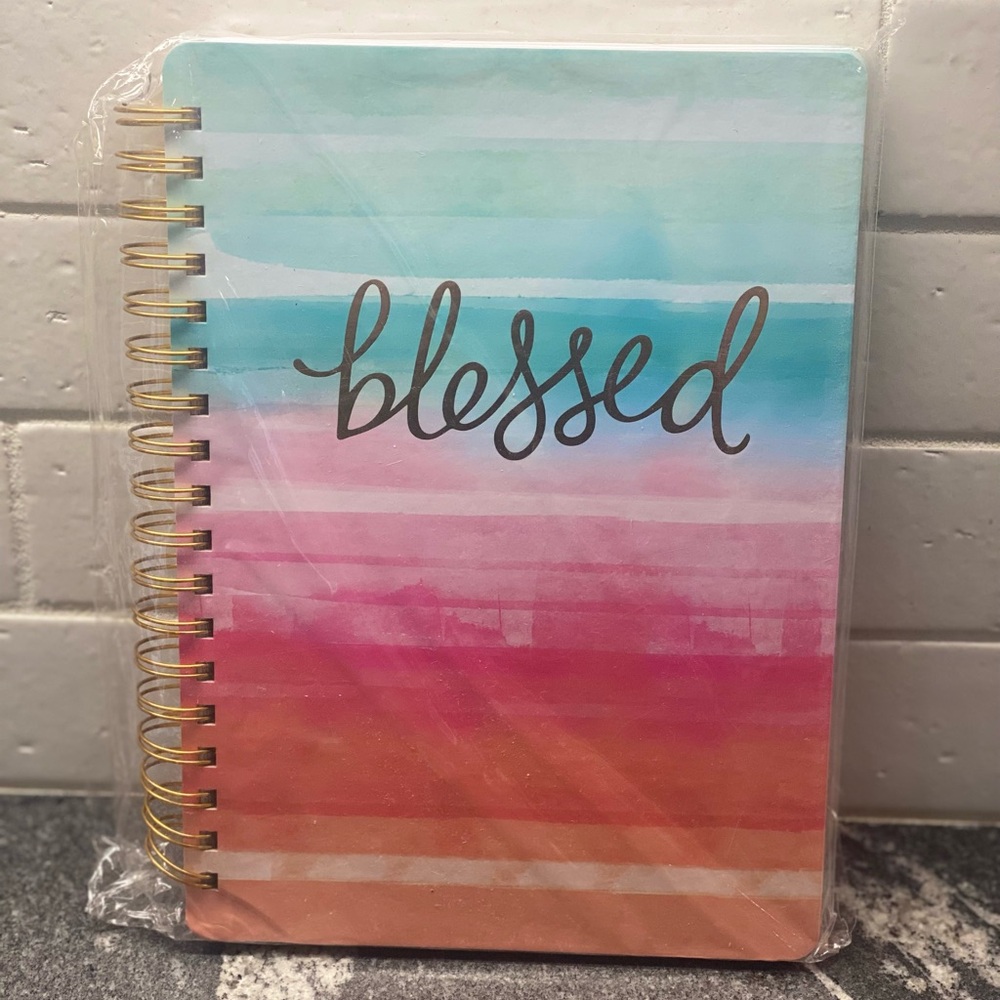 Blessed Spiral Notebook 10inx7in